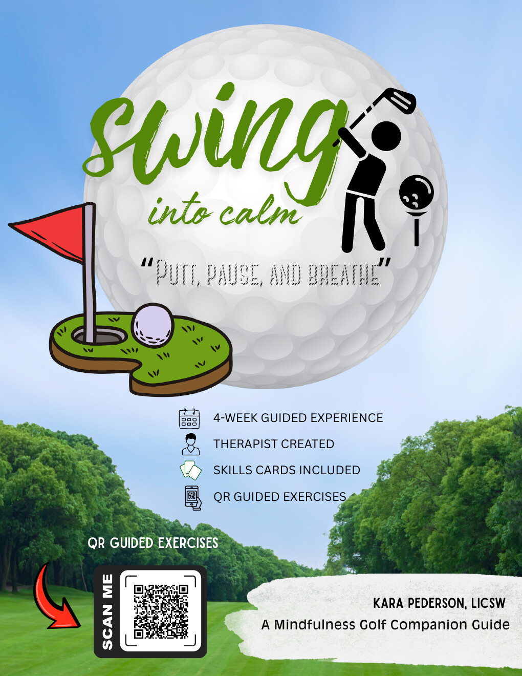 Cover of Swing Into Calm by Kara Pederson, LICSW
